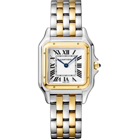 cartier panthere uhr silber|panthere de cartier price.